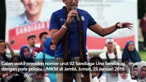 Kata Sandiaga Uno Soal Peningkatan Kualitas UMKM Video Dailymotion