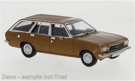 Modellautos Opel Rekord 1 87 PCX87 D Caravan Metallise Braun 1972