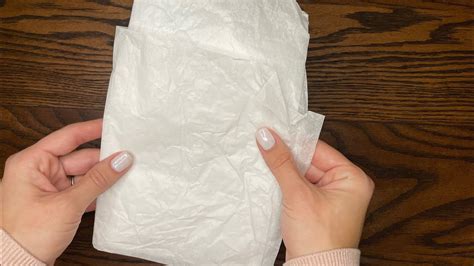 Asmr Tissue Paper Sounds No Talking Crinkles Youtube