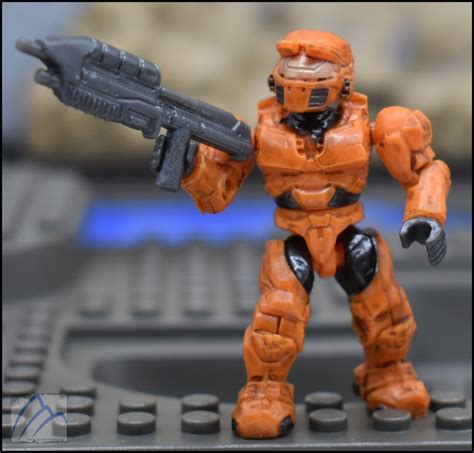 Halo Mega Bloks Orange Spartan