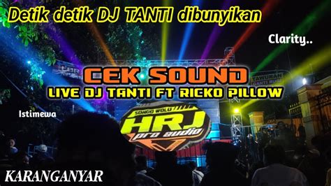 HRJ AUDIO LIVE DJ TANTI RICKO PILLOW EVA WIJAYA IMELIA AG Bersama