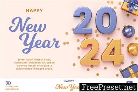 Happy New Year Cards 2024 Free Printable