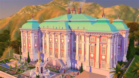 The Sims 4 Baroque Palace 51 Rooms Youtube