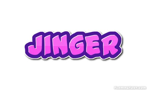 Jinger Logo Outil De Conception De Nom Gratuit à Partir De Texte