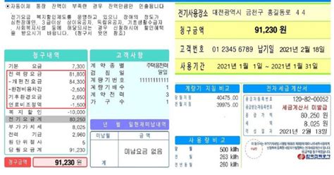 연료비 연동제 전기요금 청구서 살펴보니항목은 늘고 금액은 줄어