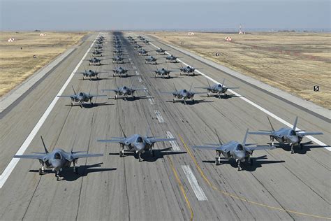 F 35a Combat Power Exercise Conducted At Hill Afb Air Force Article