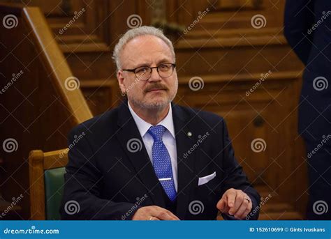 Egils Levits, Valde Nyligen Presidenten Av Lettland, Högtidlig Ed ...