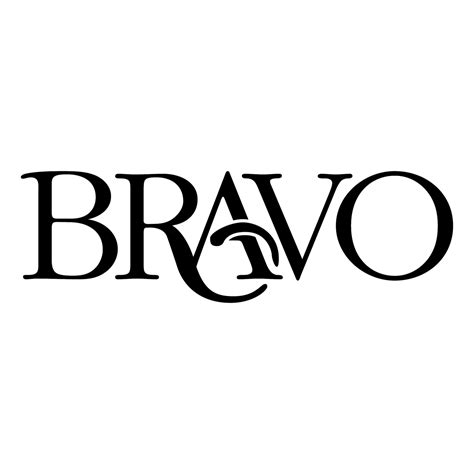 Bravo Logo Black And White 1 Brands Logos