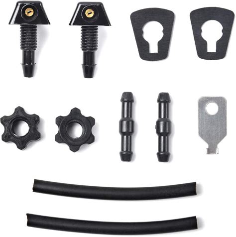 Otuayauto Universal Windshield Washer Nozzles Kit Replaces Oem 47137
