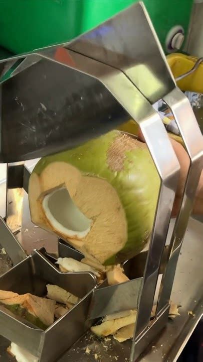 Satisfying Coconut Cutting Machine 🥥 Youtube