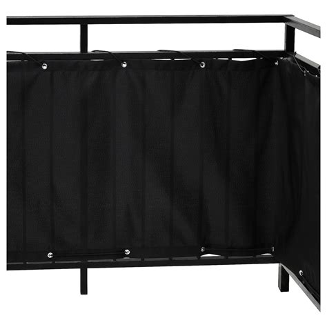 Dyning Balcony Privacy Screen Black Ikea