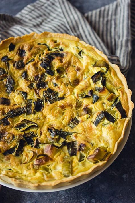 Quiche aux poireaux végétalienne Repas vegan facile