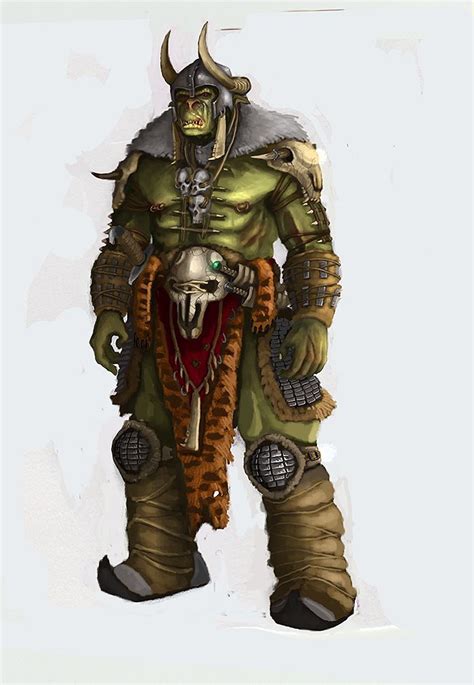 Orc Concept Art Character Art Orc Warrior Character Portraits