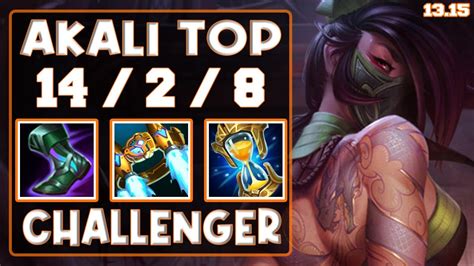 Akali Vs Riven Top KR Challenger Patch 13 15 YouTube