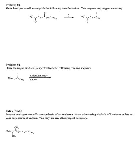 Solved Problem 3 Show How You Would Accomplish The Chegg