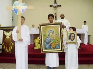 Símbolos da Jornada Diocesana visitam Roncador Setor Juventude