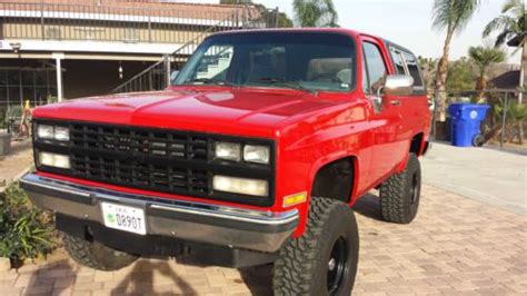 Sell Used 1990 Chevrolet Blazer Silverado Sport Utility 2 Door 5 7l K5