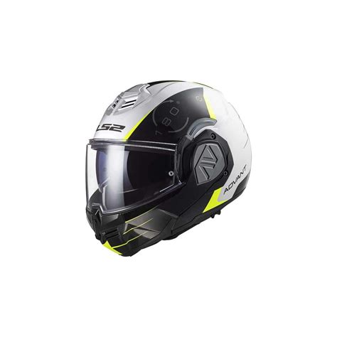 Casco Modular LS2 Advant Codex Negro Blanco