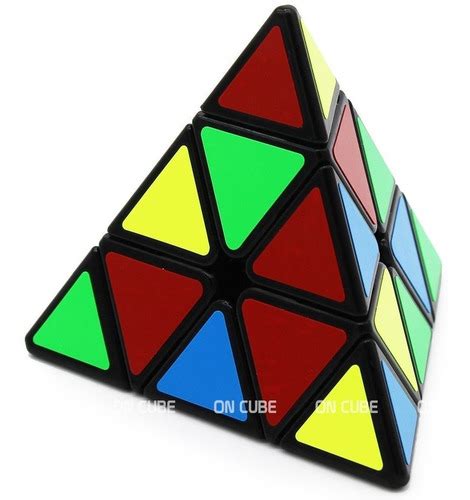 Cubo Magico Pyraminx Qiming Preto Profissional Rubik Piramid Mebuscar