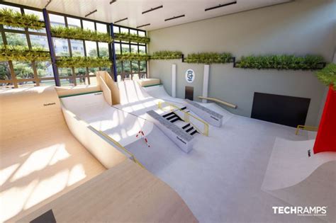 Indoor Skatepark In Warsaw Woodpark Skateparks Design And