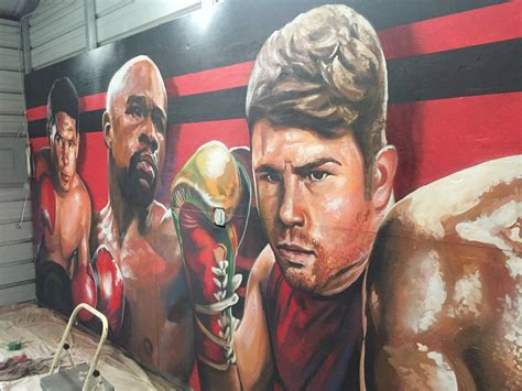 Boxing History on Twitter Boxing mural featuring Julio César Chávez