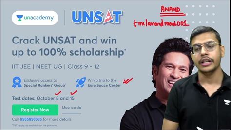 Unacademy Scholarship Test For Neet Ug Iit Jee And Class 9 12 Enrol