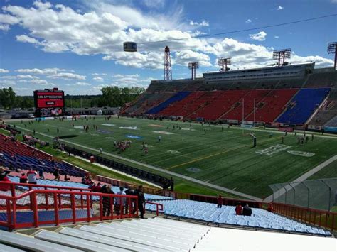 Mcmahon Stadium Interactive Football Seating Chart Section Q