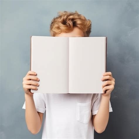 Premium Photo A Close Up Of A Person Holding A Book Over Their Face