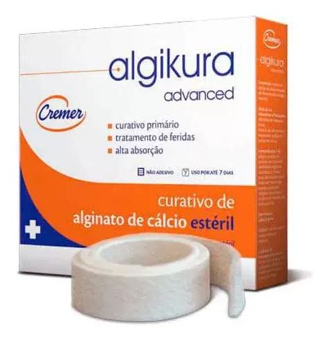 Curativo Alginato De Cálcio Caixa C 5 Fitas 2x30cm Cremer Frete grátis