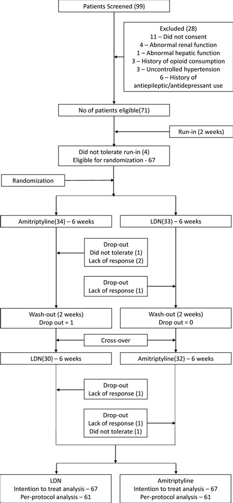 Consort Flowchart Depicting The Trial Progress Download Scientific