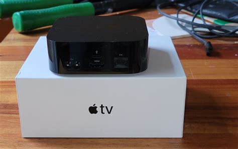 Apple Tv Th Generation A Gb With Power Cable Siri Remote Ebay