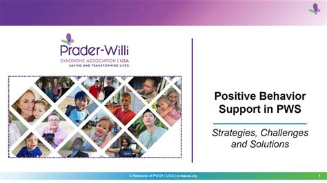 Prader Willi Syndrome Positive Behavior Supports Webinar