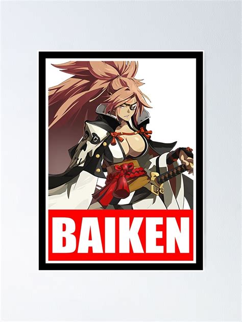 Baiken Guilty Gear Strive Color 1 Poster By Turnerbill Redbubble