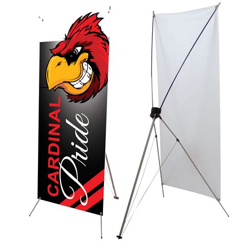 Tripod X Banner Stand With 24 X 70 Banner Banners