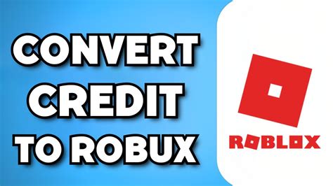 How To Convert Your Roblox Credit Balance Into Robux 2024 Guide YouTube