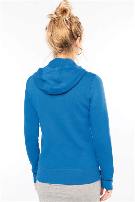 Sweat Shirt Zipp Capuche Femme