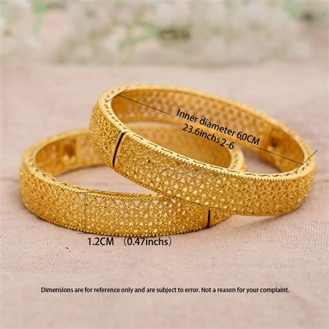 K Dubai Gold Bangles For Women Gold Dubai Bride Wedding Ethiopian