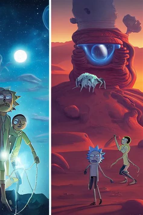 Rick And Morty Vs Carpenters The Thing On Mars High Stable