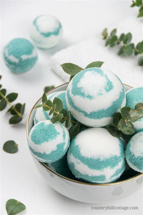 Easy Homemade Eucalyptus Bath Bombs Recipe