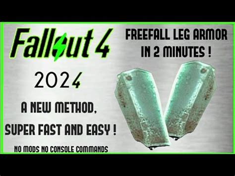 Fallout How To Get Freefall Leg Armor The Fastest And Easiest Way No