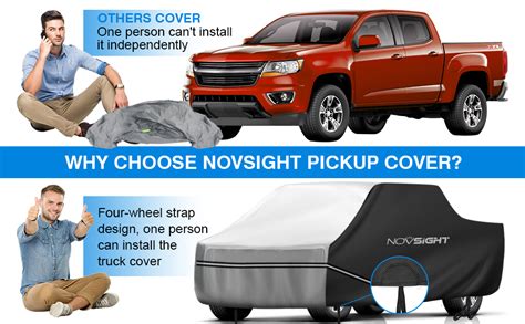 Novsight 6 Layers Truck Cover Waterproof Truck Full Covers