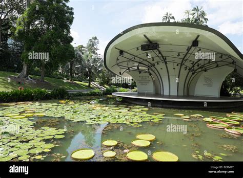 Shaw Foundation Symphony Stage Botanic Gardens Singapore Stock Photo