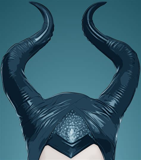 Maleficent Vector Portrait Behance