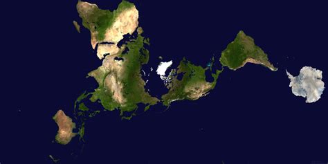 Dymaxion Projection Of The World X R Mapporn