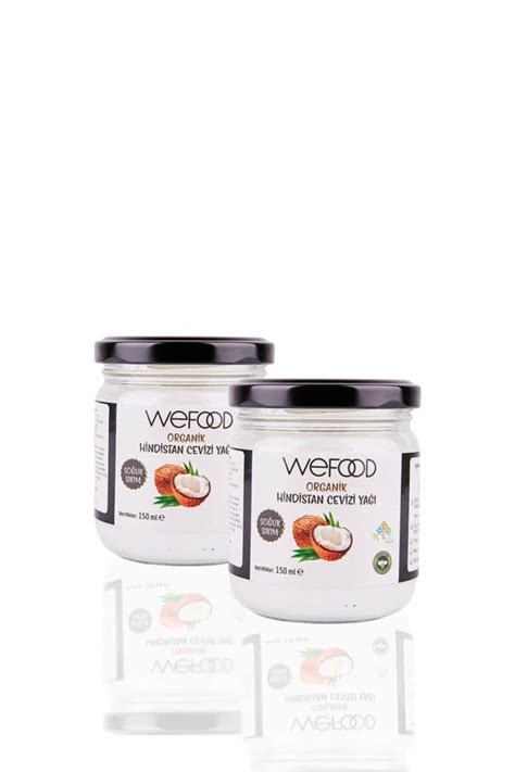 Wefood Organik Hindistan Cevizi Yağı 150 Ml 2 li Set Fiyatı Yorumları