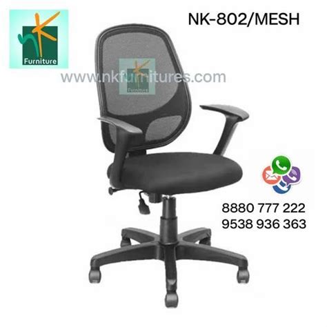 Mid Back New Netted Office Revolving Chair Black At Rs 3540 In Bengaluru