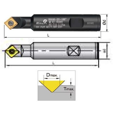 Nine9 99616 20 120 Spot Drill And Chamfer Tool 120° Original Shopee