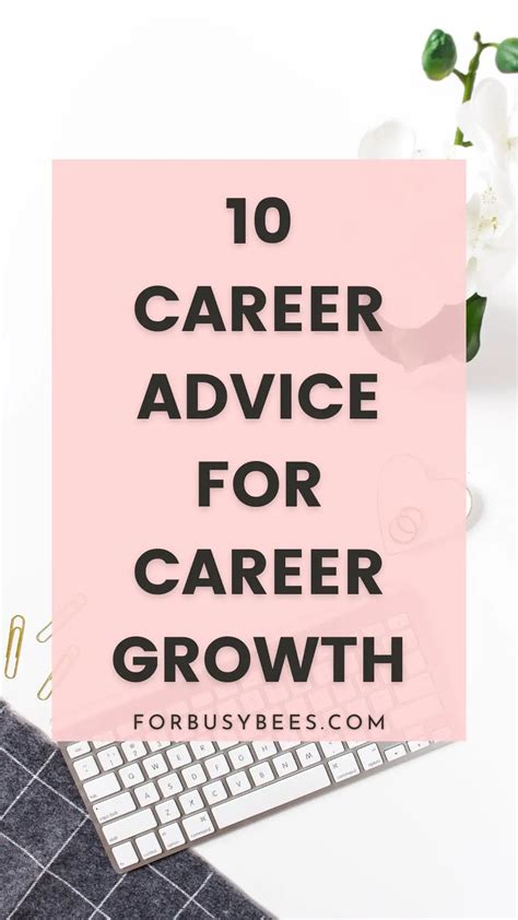 10 Career Advice for a Successful Career - For Busy Bee's