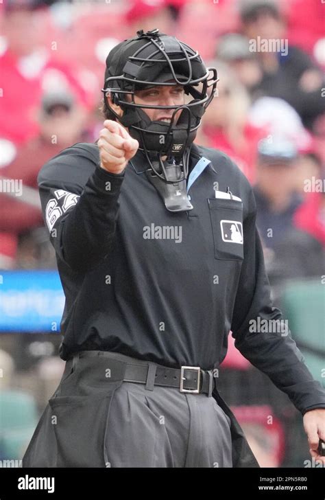 St Louis United States Th Apr Home Plate Umpire Ryan