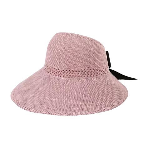 Bashi Summer Visors Cap Foldable Wide Large Brim Sun Hat Beach Hats Women Straw Prof